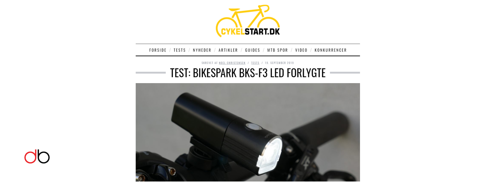 Bikespark forlygte 800lm