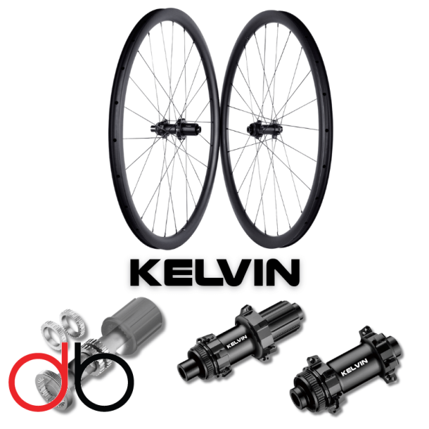 Kelvin Carbon wheelset 33mm Disc brakes