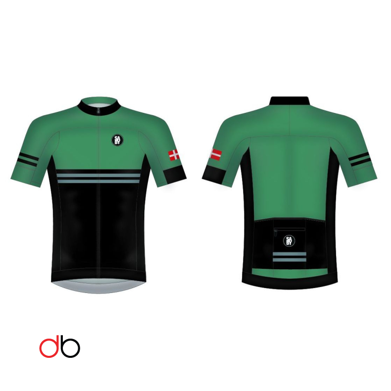 SABY Jersey with shorts sleeve Pro serie - Green