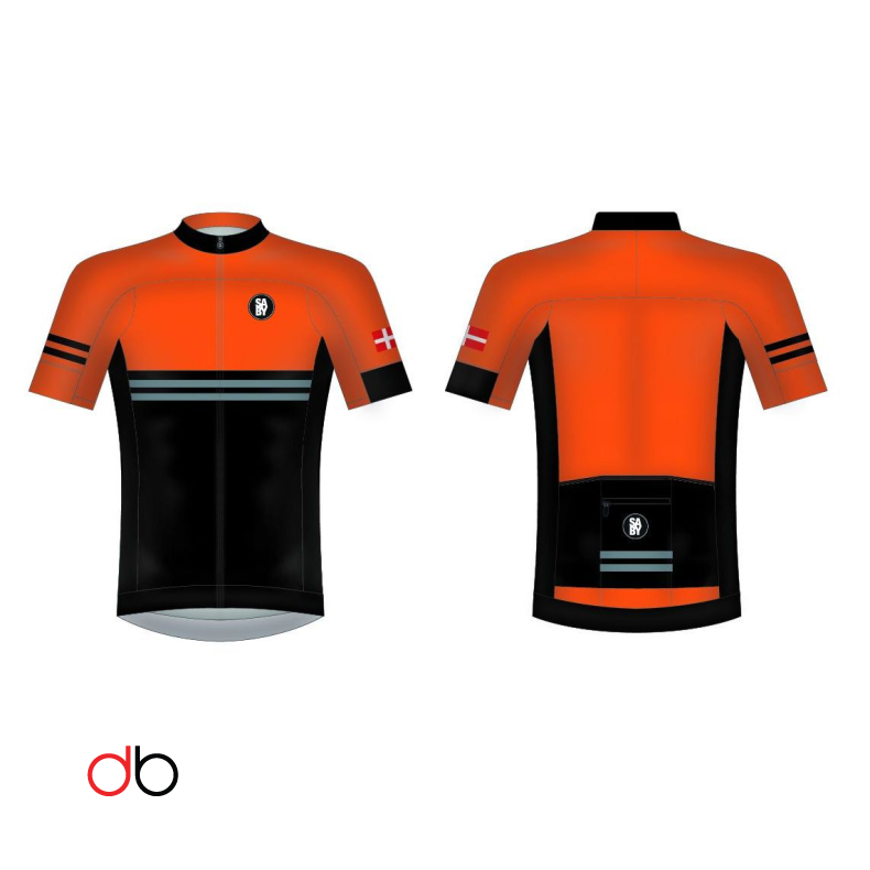 SABY Jersey with shorts sleeve Pro serie - Orange