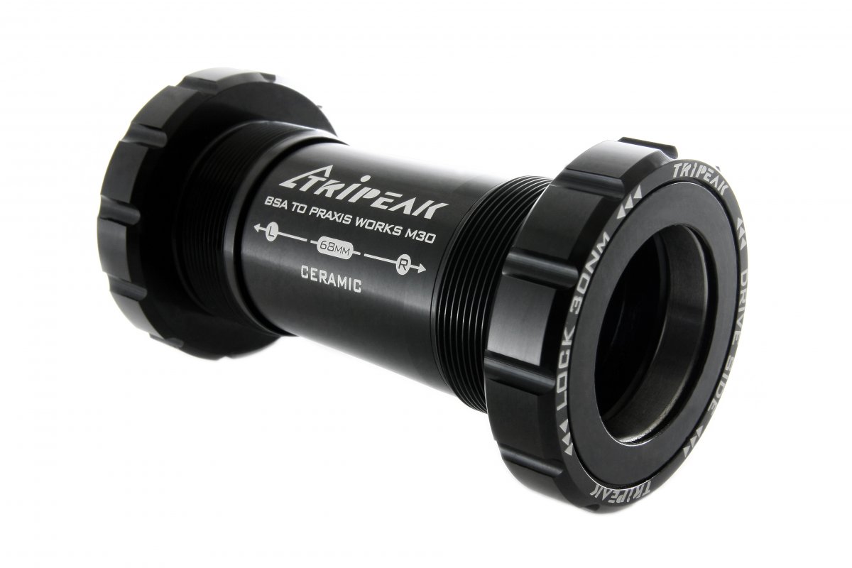 Bottom brackets ceramic bearings BSA 1.37" 68mm Praxis works M30