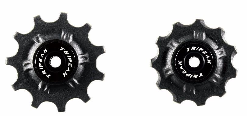 Pulley wheel ceramic bearings 11T-10S/11S - Shimano/SRAM - Black